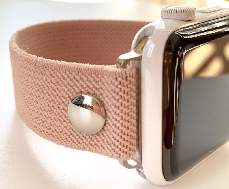 Apple Watch Elastic Apple Watch Band SLIM Line Blush and Etsy