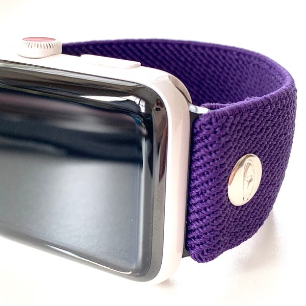 Apple Watch - Elastic Apple watch band Series 1 - 4 NEW 38,40mm 42,44mm Purple watch band Fits ALL Apple watches