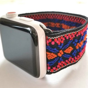 Apple Watch Band 38,40mm und 42,44mm Band Maßanfertigung passend für elastische Weiche und dehnbare Passend für ALLE Apple Uhren