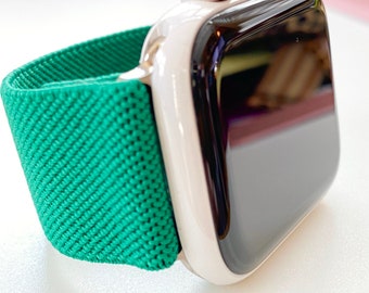 Handmade Elastic Watch Band for Apple Watch, Fitbit Versa, Samsung Galaxy