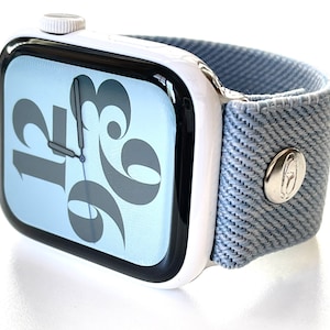 Apple stretch Watch Band  Summer Blue Jean Denim