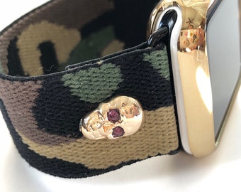 Camo Skull Apple Watch Band: Elastic Comfort Stretch