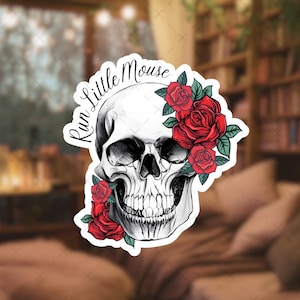 Sticker Run Little Mouse, Stickers Kindle, Stickers Tablette, Stickers Téléphone, Stickers livresques, Stickers Booktok, Cadeaux