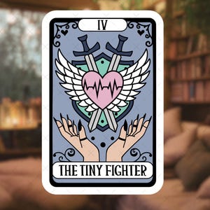 The Tiny Fighter Sticker tarot bébé USIN, Stickers Kindle, Stickers tablette, Stickers téléphone, Stickers bébé, Stickers USIN, Cadeaux