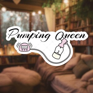 Adesivi per l'allattamento al seno Pumping Queen, adesivi per Kindle, adesivi per tablet, adesivi per telefono, adesivi per neonati, adesivi per l'allattamento al seno, regali