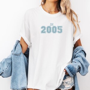 20th Birthday shirt, 2005 birth year shirt, Chapter 20 shirt, Turning 20 T-shirt, 2005 shirt, 20th Birthday party shirt, Bday gift for her