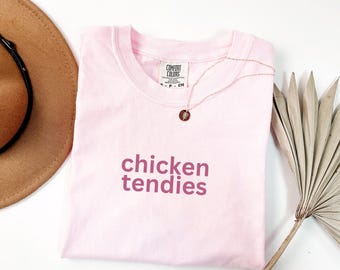 Funny Chicken Tenders Shirt, Chicken Nugget Lover Shirt, chicken nugget gift, funny chicken gift, oversized shirts, trendy shirts, chickens