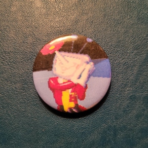Flower Tenna pinback button (1.25 inch)