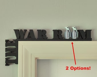 Ssi 'WAR ROOM' Metal Sign – USA Made, Vintage Style Decor