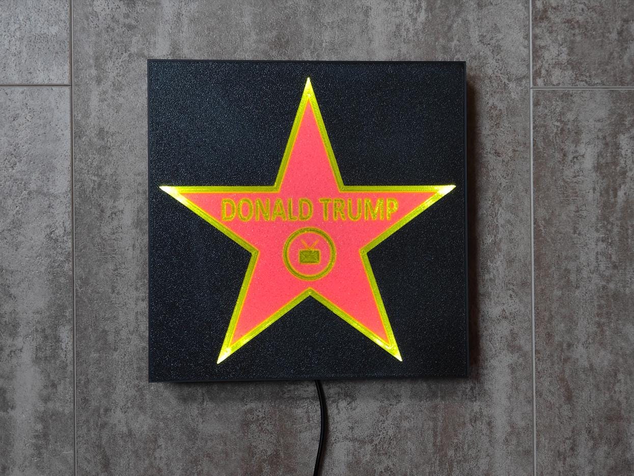 Personalized Hollywood Walk of Fame Star (LED Illuminated) - Etsy