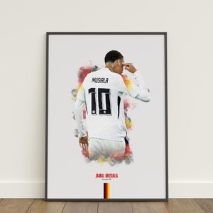 Jamal Musiala Germany Poster: Football Wall Art (Digital Download)