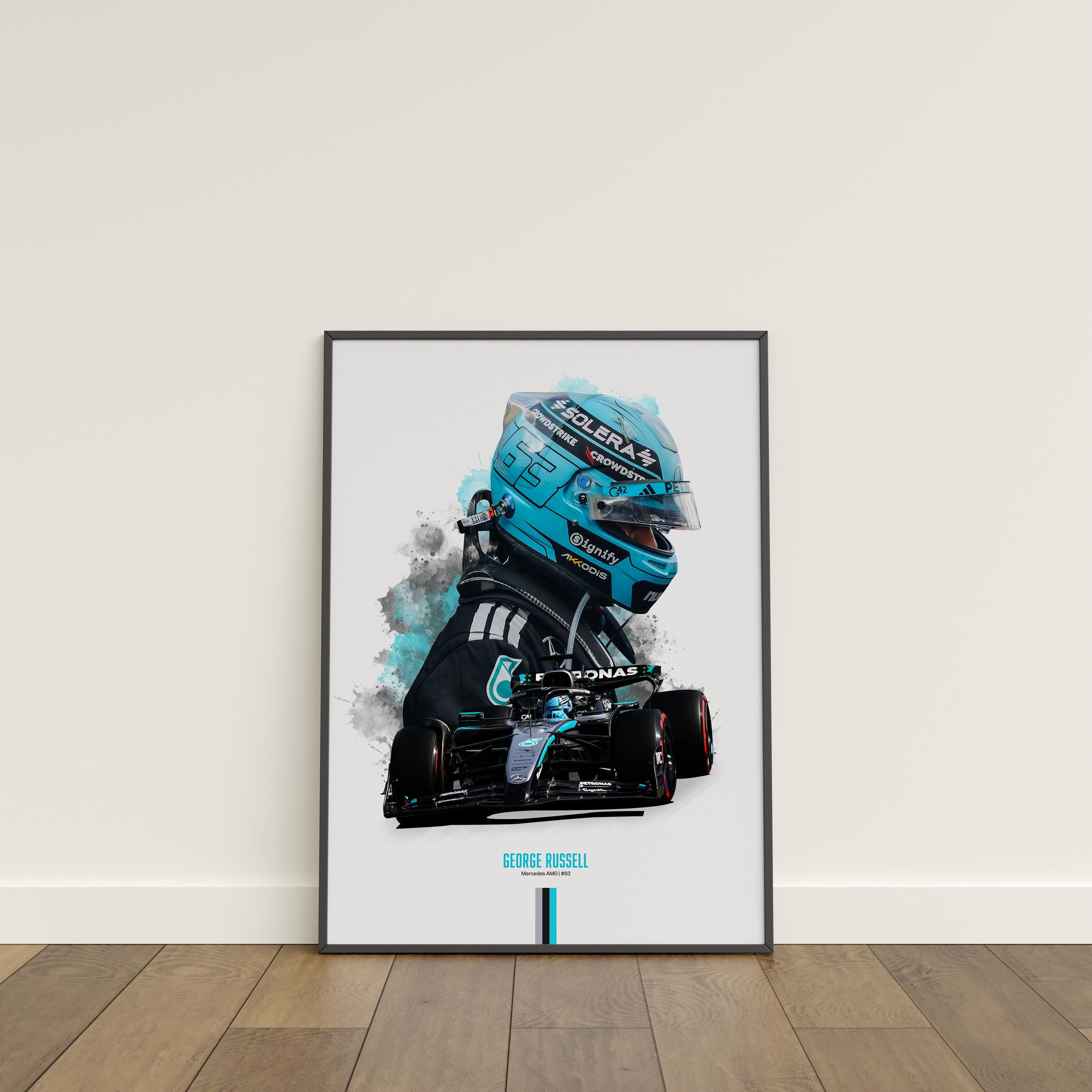 F1 日本グランプリ限定ステッカー　メルセデス　ルイス　ハミルトン　ラッセル F1 日本グランプリ限定ステッカー メルセデス ルイス ハミルトン