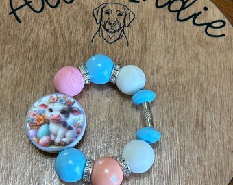 Happy Easter Handle charms featuring bunnies, rabbits, eggs , crosses and other spring inspired beads.