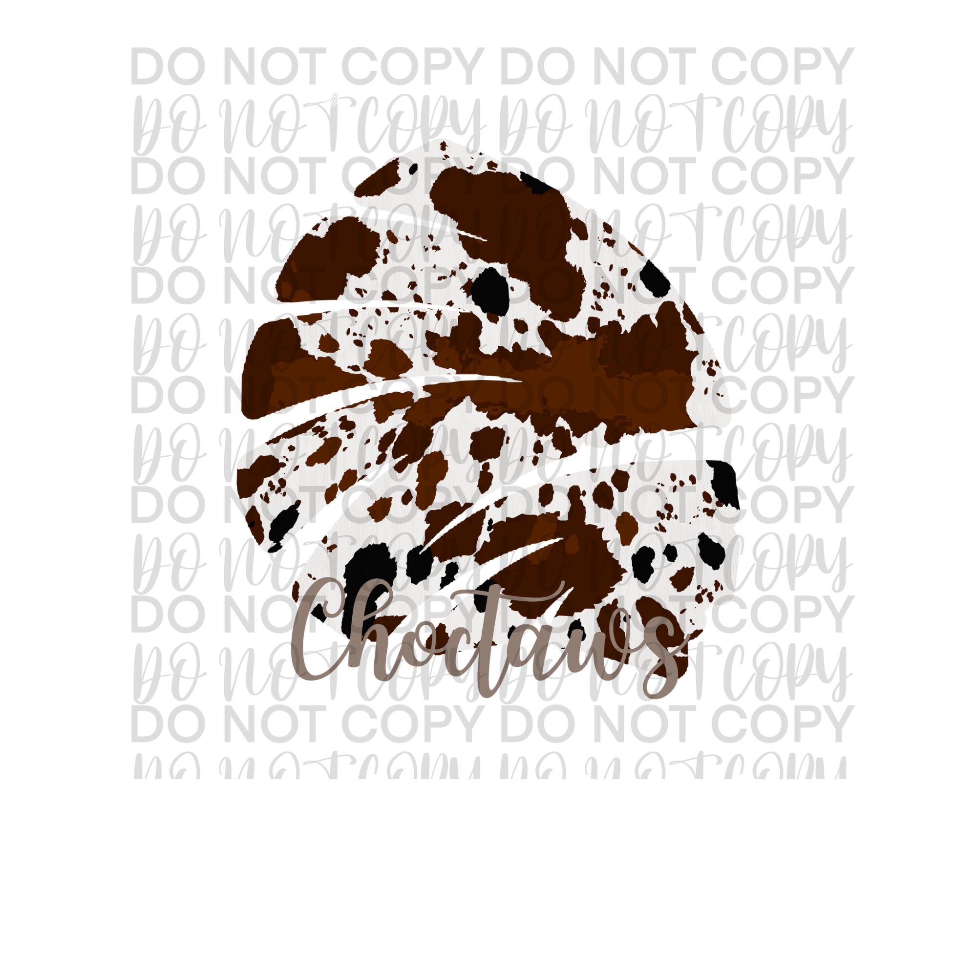 Cow Print Choctaw Head PNG - Etsy