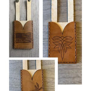 The Boot Wallet- Handcrafted Leather Card Holder image 10
