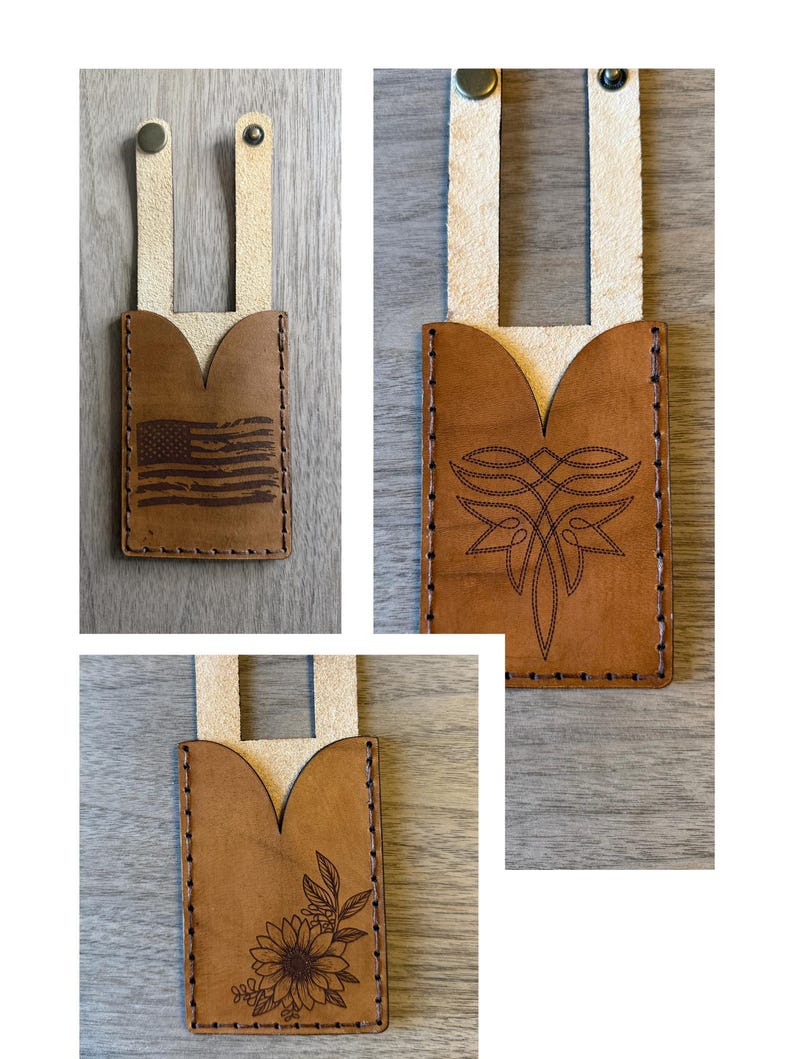 The Boot Wallet- Handcrafted Leather Card Holder image 10