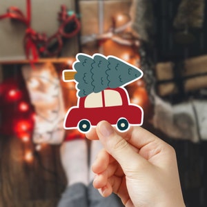 4 Pegatinas de navidad, decoración de navidad, pegatina de vinilo, resistente al agua, perfecta para exteriores e interiores