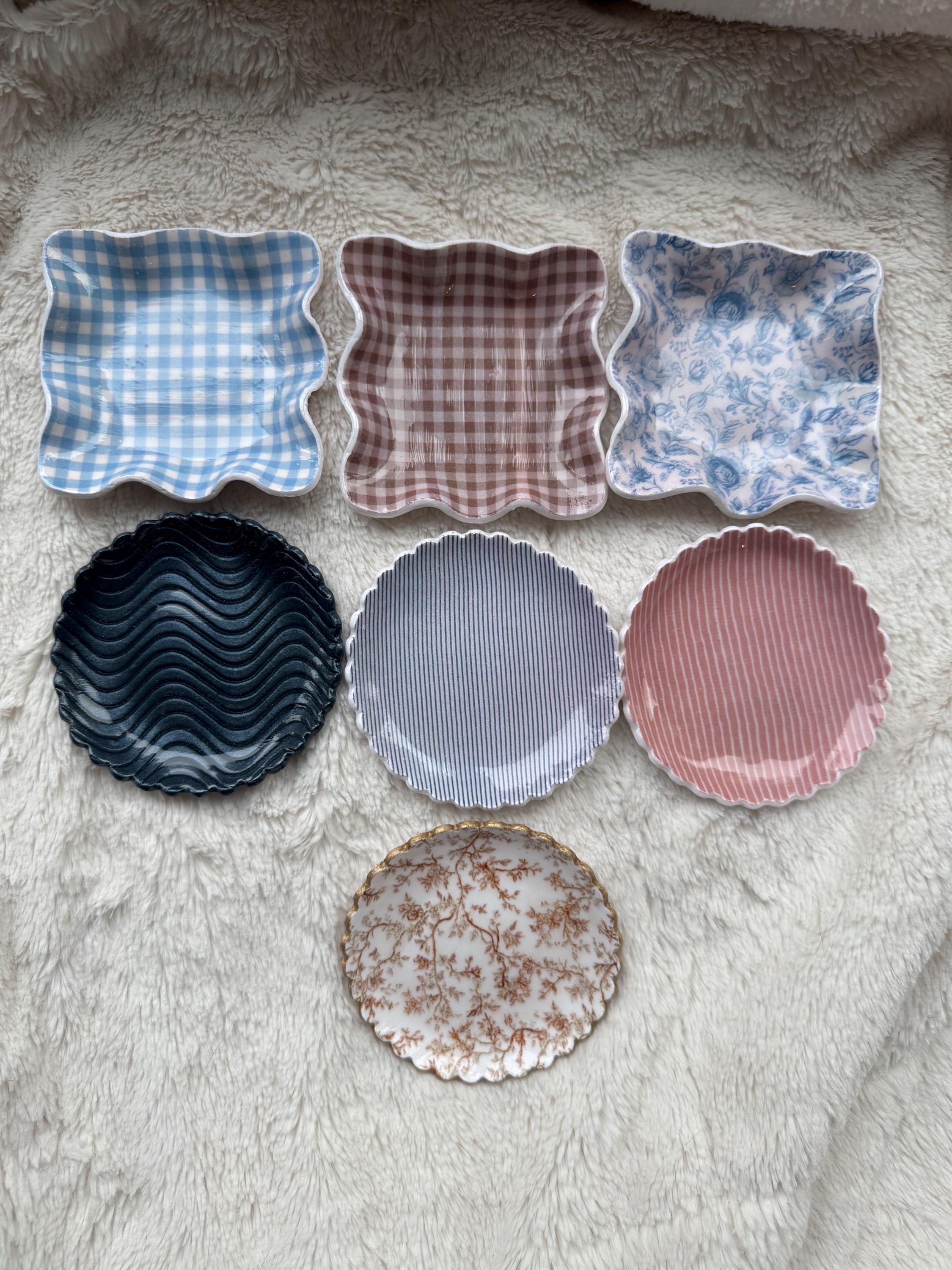 Shatterproof Polymer Clay Trinket Dishes, Jewelry Dish, Ring Storage, Jewelry Storage, Ring Tray, Jewelry Tray