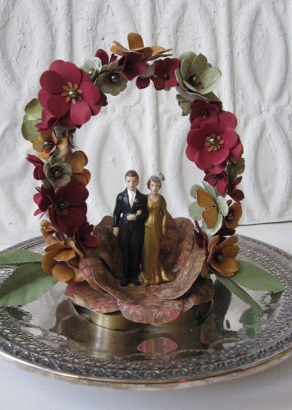 Items similar to Blooming Flower Wedding Cake Topper on Etsy
