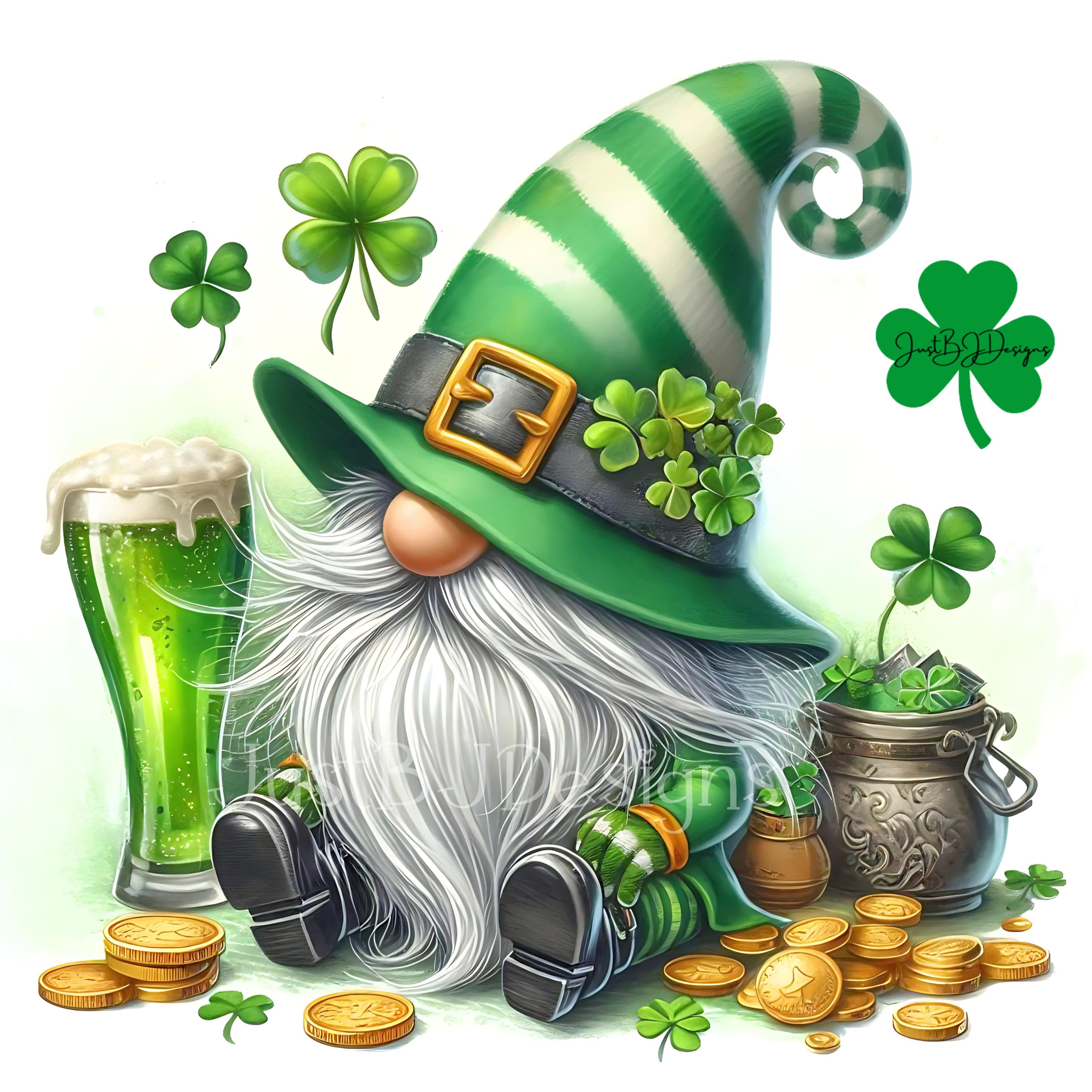 Whimsy Patrick Whimsical St. Patrick Gnome - 15 High Resolution PNG - JPG Images ...