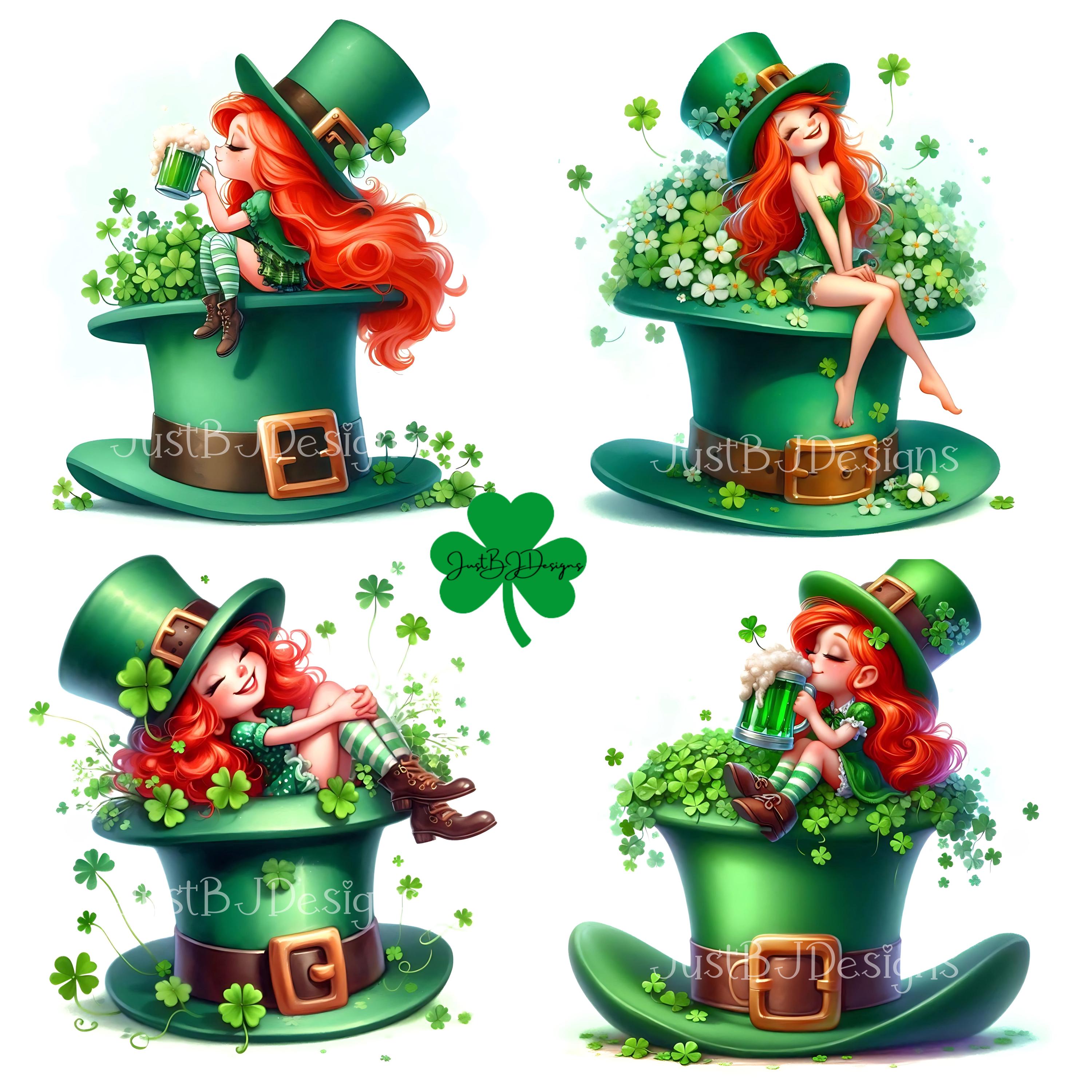 Whimsy Patrick Whimsical St Patrick Day - 20 High Resolution Images - Commercial or ...