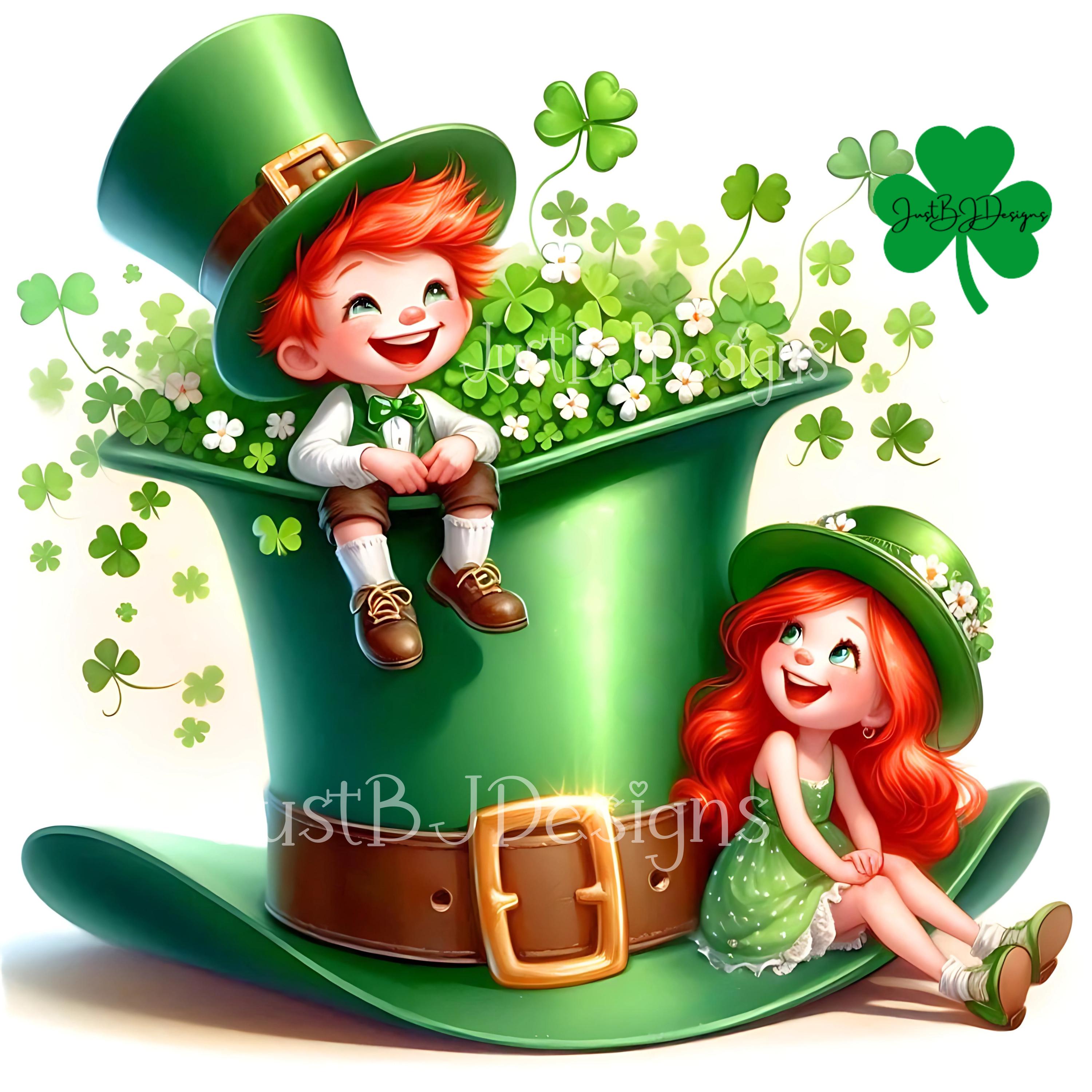 Whimsy Patrick Whimsical St Patrick Day - 20 High Resolution Images - Commercial or ...