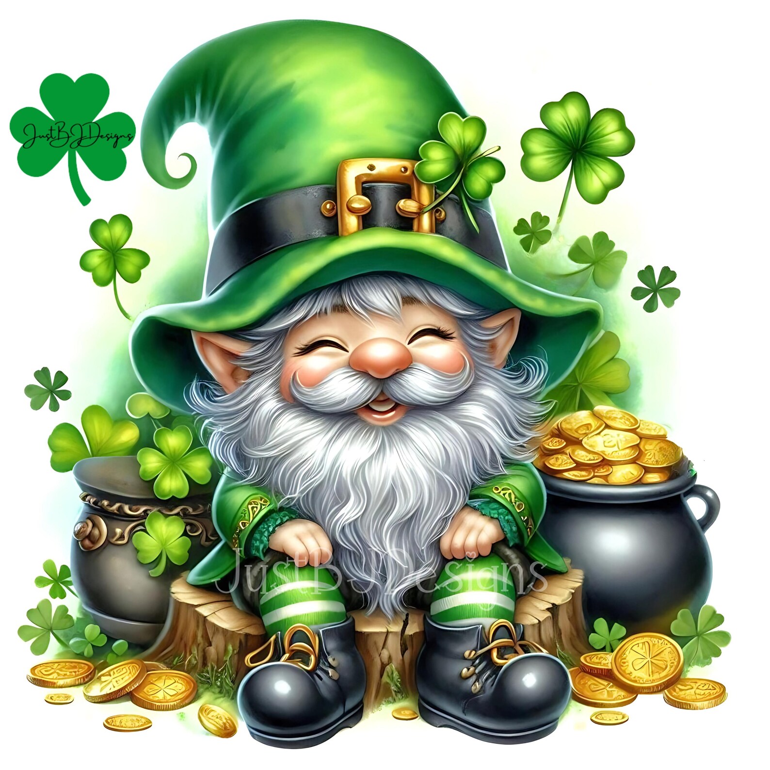 Whimsy Patrick Whimsical St. Patrick Gnome - 15 High Resolution PNG - JPG Images ...
