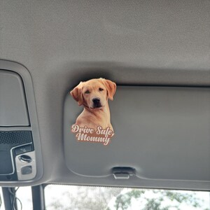 Décoration personnalisée en acrylique pour évent de voiture pour animal de compagnie, clip pour visière photo pour animal de compagnie, clip photo pour visière de voiture, clip voiture, cadeaux pour la fête des pères