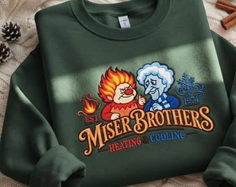 Retro Christmas Sweatshirt, Funny Winter Crewneck, Embroidered Holiday Sweater, Matching Christmas Shirts, Nostalgic Holiday Gift