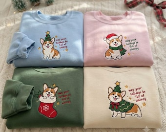 Christmas Goose Embroidered Sweatshirt, Funny Goose Crewneck, Christmas Geese Sweater, Santa Reindeer Snowman Shirt, Xmas Gift