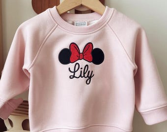 Besticktes Kinder-Sweatshirt, personalisierter Name