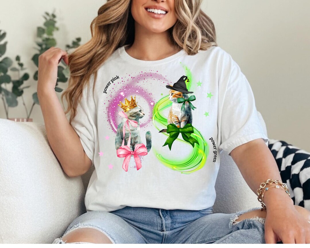 Wicked Cats Movie Inspired, Home of the Wicked, Magical Flirty Cat T ...