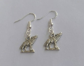 werewolf earrings - wolf earrings - twilight earrings - dog earrings