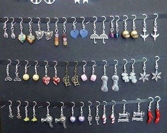 Earring Advent Calendar Gift Set - Earring Selection Pack - 25 pairs of Earrings - FREE UK SHIPPING