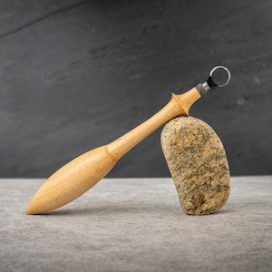 Herramienta para recortar cerámica - Cabezal de carburo de tungsteno (forma circular) con mango de madera natural