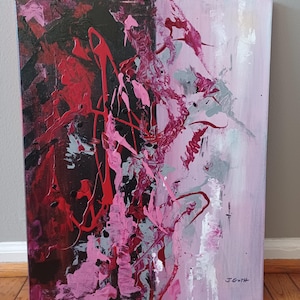Blush Wine  - Acrylic on Canvas