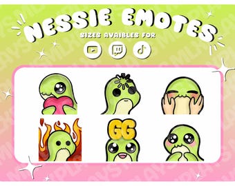 Emotes de Nessie en Apex Legends para Twitch, YouTube y TikTok (archivo PNG)