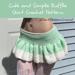 Ruffle Skirt Crochet Pattern: Beginner-Friendly (PDF Download)