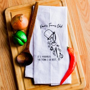 Kevin's Famous Chili Tea Towel - The Office Embroidered Kitchen Decor
