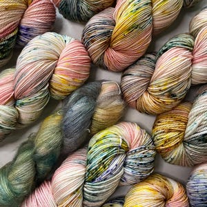 Potager ~ Hand dyed yarn - lace / sock / fingering / sport / dk / worsted / aran / bulky yarn / super bulky - yarn - knit gift