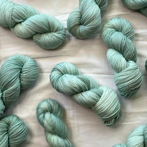 Sage ~ Hand dyed yarn - lace / sock / fingering / sport / dk / worsted / aran / bulky yarn / super bulky - yarn - knit gift
