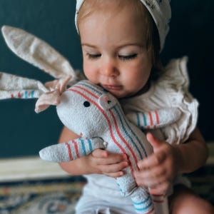 Personalized Baby Blanket Memory Bunny: Custom Stuffed Keepsake