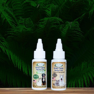 Herbal Gel Oral Treatment formulated for Dogs or Cats 1oz