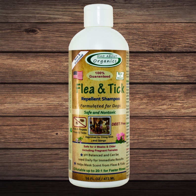 Flea and Tick Repellent Shampoo Formulated for Dogs 16oz Etsy