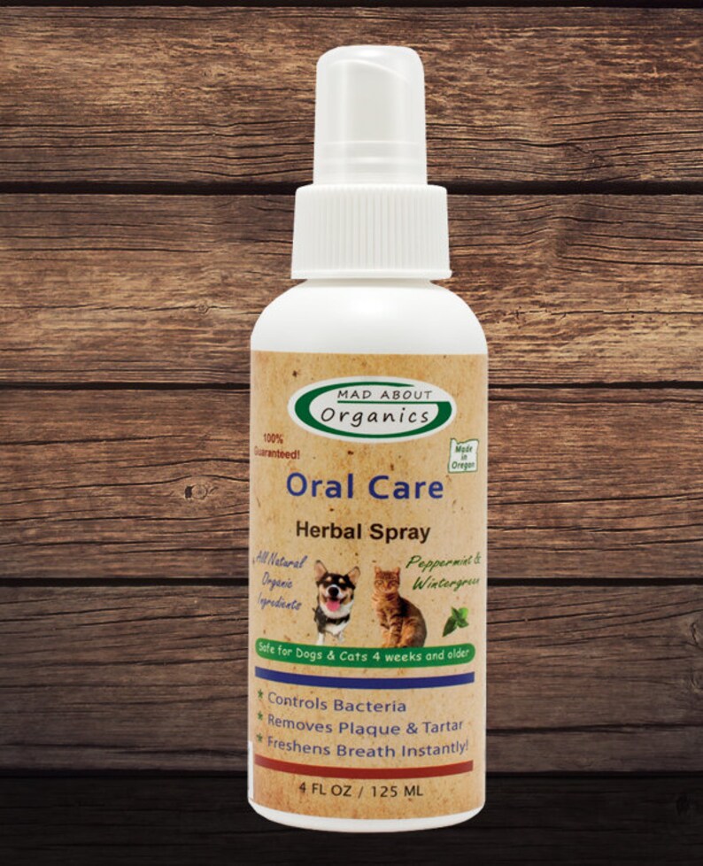 Oral Care Herbal Spray for Dogs or Cats Etsy