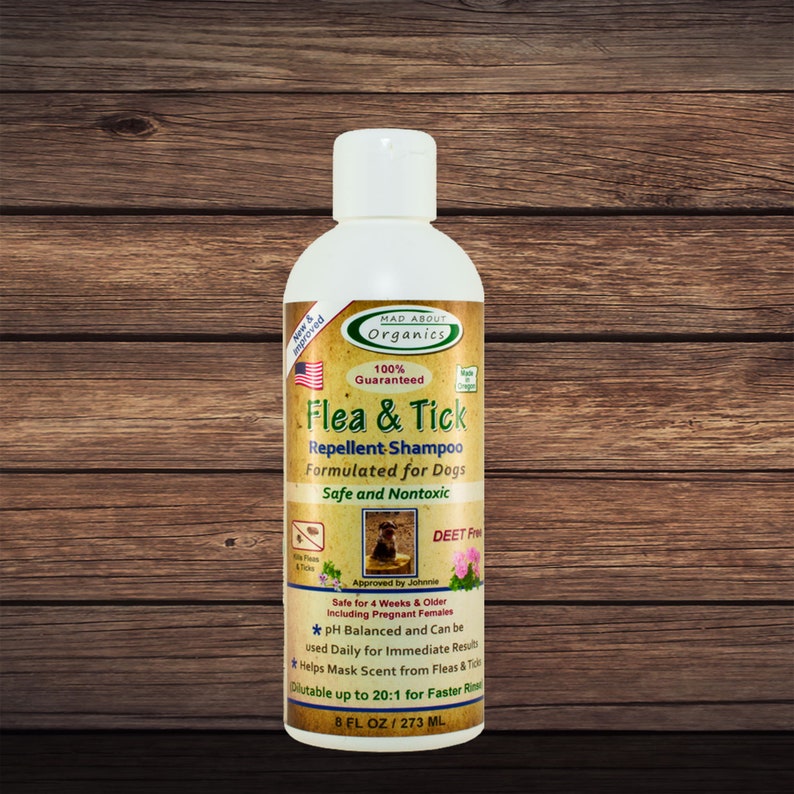 Flea and Tick Repellent Shampoo Formulated for Dogs 8oz Etsy