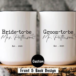Engagement Mug Future Mrs Mug, Mr and Mrs mugs, Lucky Mr mug, Gifts for Engaged Couple, Personalized Gift Mrs mug,Bride mug, Future Mrs Gift