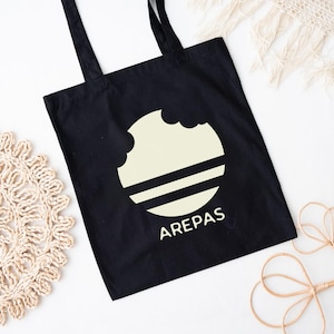 Venezuela Arepa Tote Bag: Latin Food Lover Gift