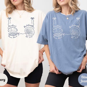 Seashell Bachelorette Party Shirt: Custom Beach Bride Tee