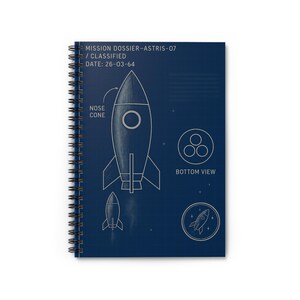 Rocket Science Spiral Notebook - Ruled Line, Space-themed Journal, Astronaut Notebook, Gift for Students, Space Exploration Notes